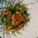 水菜と人参の塩昆布サラダ