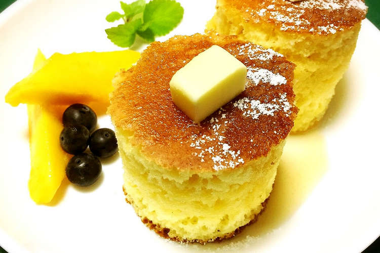 簡単 分厚いホットケーキ レシピ 作り方 By インチキ由美ちゃん クックパッド