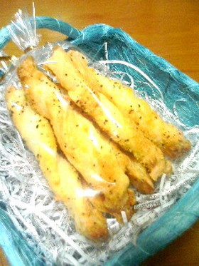 たっぷりチーズのツイストパイ☆