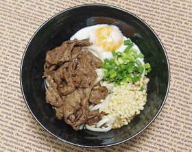 牛肉温玉ぶっかけうどん