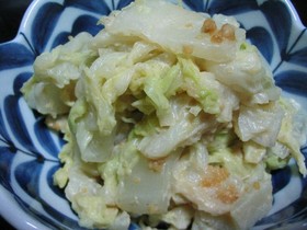 白菜の甘みが引き立つピーナッツ和え