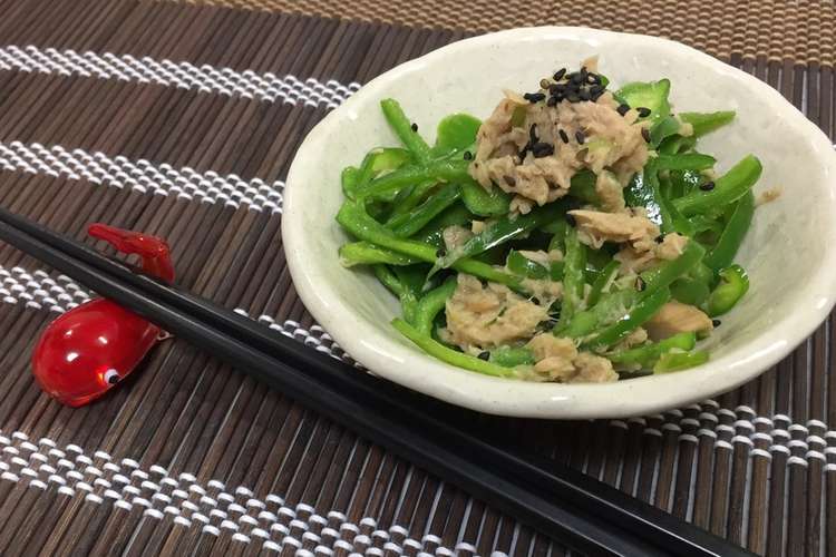 レンジで簡単おつまみ 和風無限ピーマン レシピ 作り方 By はるか 食の贅沢 クックパッド