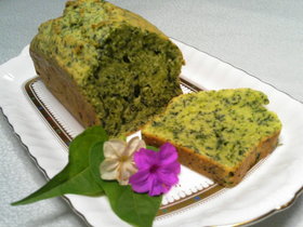 治郎丸ほうれん草♪ヘルシーケーキ