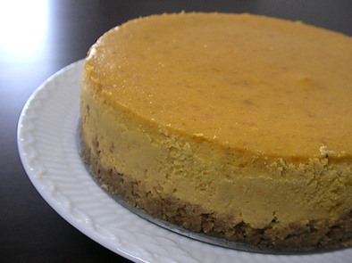 スパイシーパンプキンチーズケーキの写真