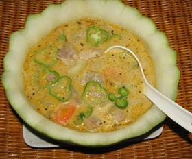 暖まる『冬瓜カレー』