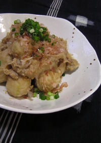 里芋と豚のこっくり胡麻味噌煮