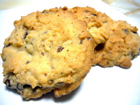 ピーナツバターとチョコのクッキー