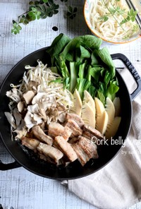 豚バラ肉の中華鍋