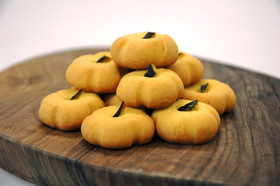ハロウィン☆型無しで♪かぼちゃクッキー