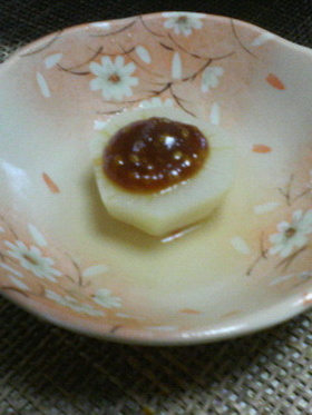 レンジでできる味噌**ふろふき大根
