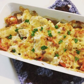 ミニトマトのチーズ焼き
