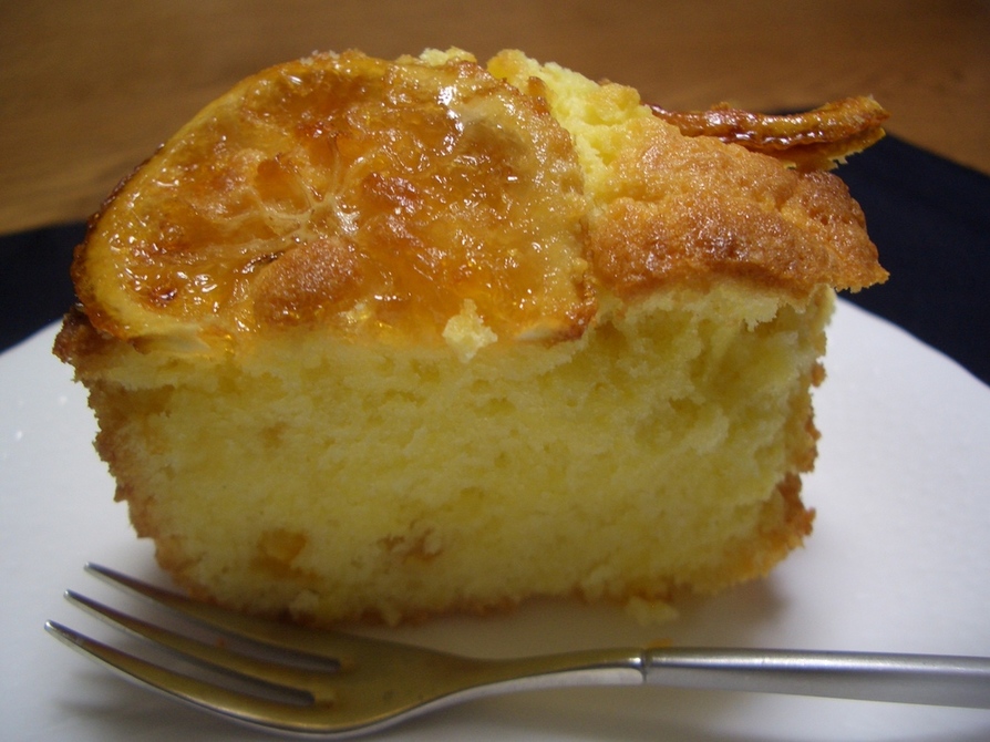 砂糖漬けを使った　柚子のパウンドケーキの画像
