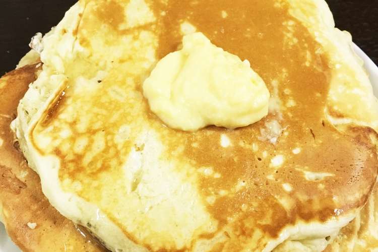 白玉粉で もっちもちパンケーキ レシピ 作り方 By みるくてぃーーー クックパッド 簡単おいしいみんなのレシピが353万品