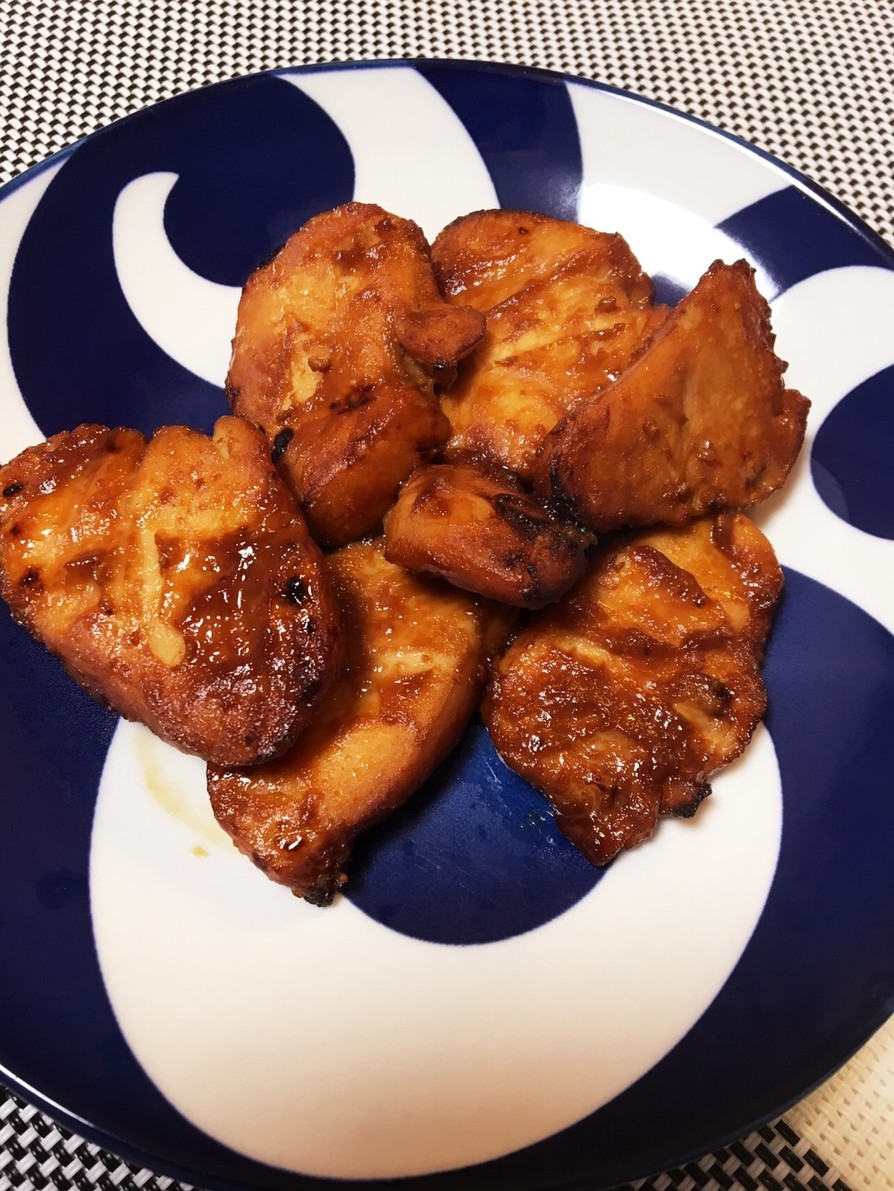 低カロリー低コストな味噌漬け鶏胸肉の画像