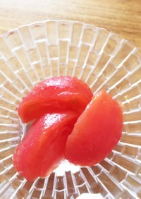 糖質制限:トマトのさっぱり和風マリネ