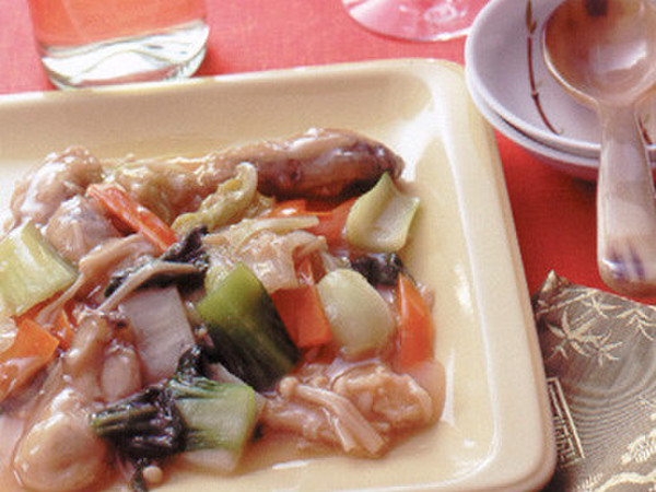 かきの中国風炒め煮