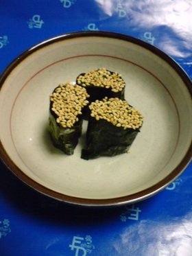 ほうれん草の磯辺和え