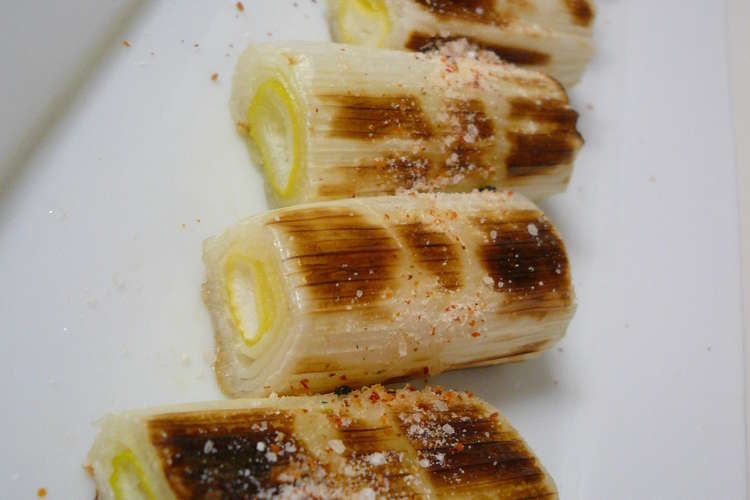 焼いて塩かけるだけ のネギ焼き レシピ 作り方 By Licosama クックパッド