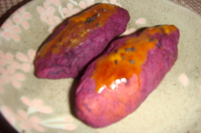 紫芋のスイートポテトの写真