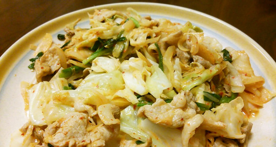 キムマヨ豚キャベ炒め。 by いくおっちゃん 【クックパッド】 簡単おいしいみんなのレシピが351万品