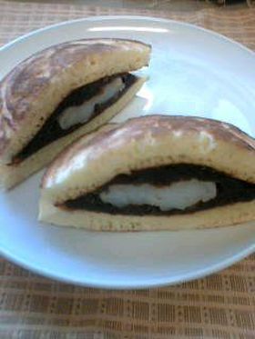 プルプルお餅でどら焼き♪