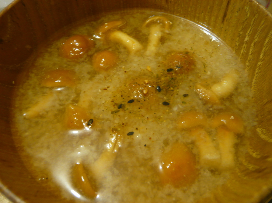 北海道のきのこ汁の画像