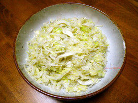 無限湯通しキャベツ☆我が家風♪