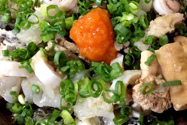 釣り人向け 鱸の酢モツ レシピ 作り方 By 座右の銘は目分量 クックパッド 簡単おいしいみんなのレシピが364万品