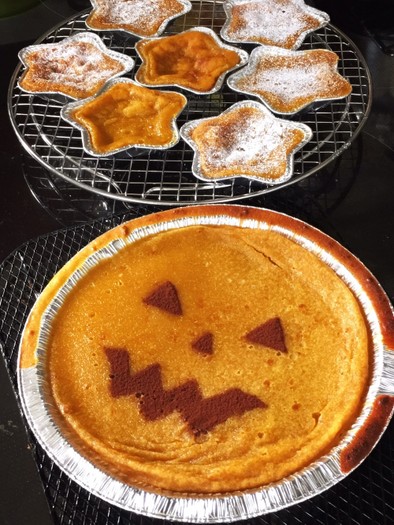 簡単かぼちゃの焼きプリンの写真