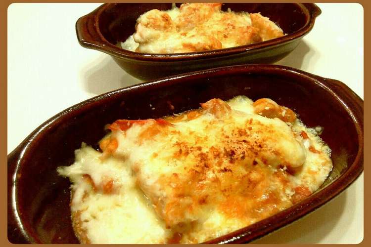 簡単 鶏肉とトマトのカレーチーズ焼き レシピ 作り方 By そらカナブン クックパッド 簡単おいしいみんなのレシピが360万品