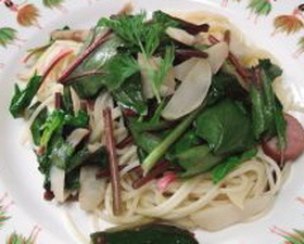 菊芋のスパゲティー