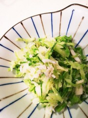 無限湯通しキャベツ&長ネギの写真