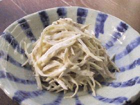 ごぼうのサラダ