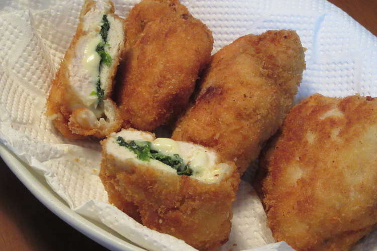 鶏胸肉のほうれん草とチーズのはさみ揚げ レシピ 作り方 By ﾋﾟｰさんのﾟｰﾟﾟ クックパッド 簡単おいしいみんなのレシピが360万品