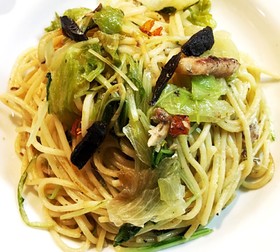 薫の黒にんにくアンチョビパスタ