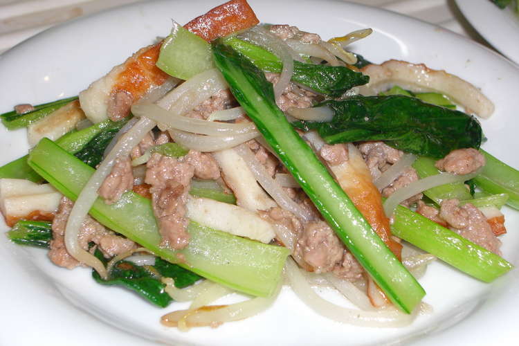 もやしと小松菜のうまあじ炒め レシピ 作り方 By おっちょこび クックパッド