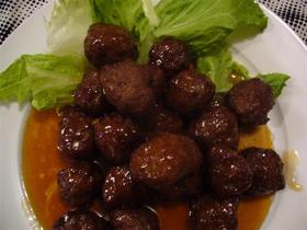 甘酢あんかけ肉だんご(中華風)