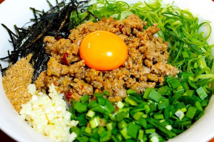 元祖台湾まぜそば はなびインスパイア レシピ 作り方 By 麺家ぽんて クックパッド 簡単おいしいみんなのレシピが358万品