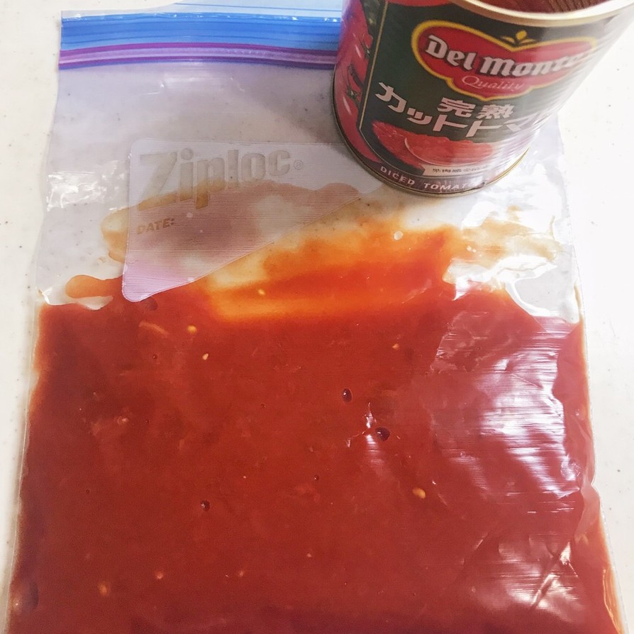 残ったトマト缶の保存方法✨の画像
