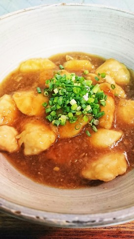 しっとりササミ治部煮みぞれ出汁