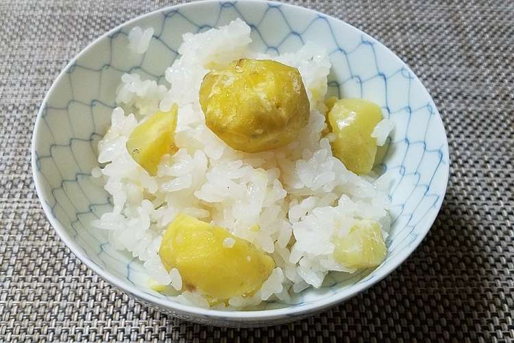 超簡単 冷凍栗の栗ご飯 レシピ 作り方 By りんご クックパッド 簡単おいしいみんなのレシピが352万品