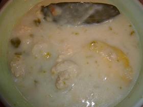 高野豆腐でふわふわ鶏団子
