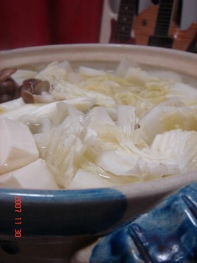 節約!白菜しゃぶしゃぶ鍋