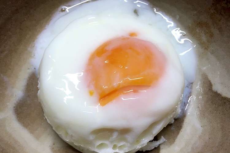 卵 ゆで 電子 レンジ レンジで30秒。温玉or半熟卵 お好みのままに♪