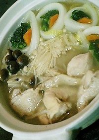 博多の鍋・水炊き(圧力鍋でスープ）