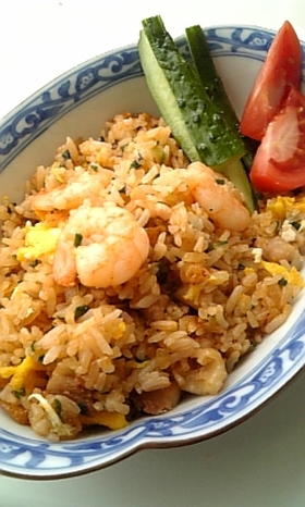 辛くないタイ炒飯☆カオパットガイサイカイ