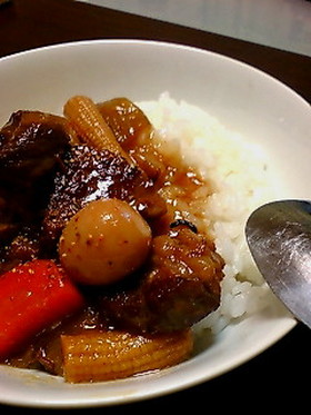 柔らか~い♪牛バラかけご飯