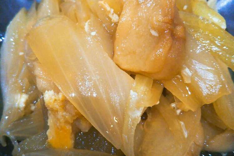 簡単１品 たまねぎとお麩のとろっと煮 レシピ 作り方 By ホッとごはん クックパッド 簡単おいしいみんなのレシピが352万品