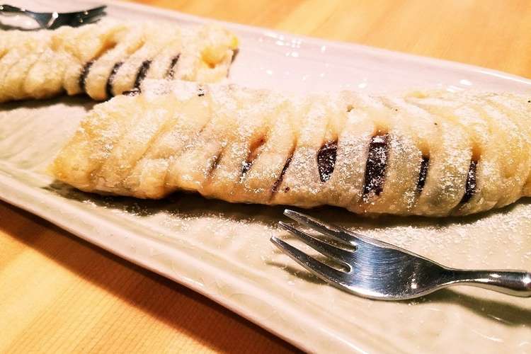チョコとまるごとバナナの贅沢パイ レシピ 作り方 By アオねぇ クックパッド 簡単おいしいみんなのレシピが361万品