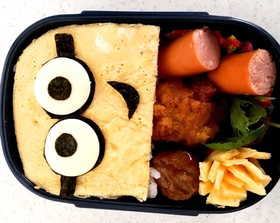 ミニオン 簡単キャラ弁